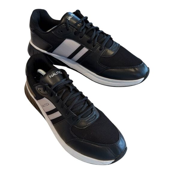 Nautica Logo Side Stripe Men’s Sneakers Size 12 - Picture 1 of 7